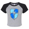 Women's Micro Rib Raglan Baby Tee Thumbnail