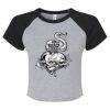Women's Micro Rib Raglan Baby Tee Thumbnail