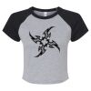 Women's Micro Rib Raglan Baby Tee Thumbnail