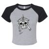 Women's Micro Rib Raglan Baby Tee Thumbnail