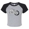 Women's Micro Rib Raglan Baby Tee Thumbnail