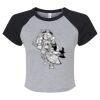 Women's Micro Rib Raglan Baby Tee Thumbnail