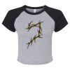 Women's Micro Rib Raglan Baby Tee Thumbnail