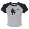 Women's Micro Rib Raglan Baby Tee Thumbnail