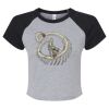 Women's Micro Rib Raglan Baby Tee Thumbnail
