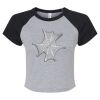 Women's Micro Rib Raglan Baby Tee Thumbnail