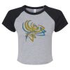 Women's Micro Rib Raglan Baby Tee Thumbnail