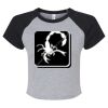 Women's Micro Rib Raglan Baby Tee Thumbnail