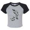 Women's Micro Rib Raglan Baby Tee Thumbnail