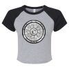 Women's Micro Rib Raglan Baby Tee Thumbnail