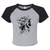 Women's Micro Rib Raglan Baby Tee Thumbnail