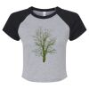 Women's Micro Rib Raglan Baby Tee Thumbnail