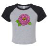 Women's Micro Rib Raglan Baby Tee Thumbnail