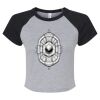 Women's Micro Rib Raglan Baby Tee Thumbnail