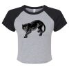 Women's Micro Rib Raglan Baby Tee Thumbnail