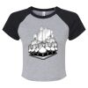 Women's Micro Rib Raglan Baby Tee Thumbnail