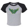 Women's Micro Rib Raglan Baby Tee Thumbnail