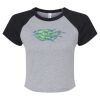 Women's Micro Rib Raglan Baby Tee Thumbnail
