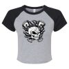 Women's Micro Rib Raglan Baby Tee Thumbnail
