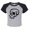 Women's Micro Rib Raglan Baby Tee Thumbnail