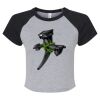 Women's Micro Rib Raglan Baby Tee Thumbnail