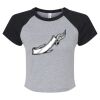 Women's Micro Rib Raglan Baby Tee Thumbnail