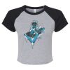 Women's Micro Rib Raglan Baby Tee Thumbnail