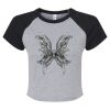Women's Micro Rib Raglan Baby Tee Thumbnail