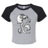 Women's Micro Rib Raglan Baby Tee Thumbnail