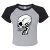 Women's Micro Rib Raglan Baby Tee Thumbnail