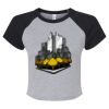 Women's Micro Rib Raglan Baby Tee Thumbnail