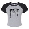 Women's Micro Rib Raglan Baby Tee Thumbnail