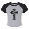 Women's Micro Rib Raglan Baby Tee Thumbnail