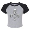 Women's Micro Rib Raglan Baby Tee Thumbnail