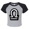 Women's Micro Rib Raglan Baby Tee Thumbnail