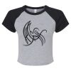 Women's Micro Rib Raglan Baby Tee Thumbnail