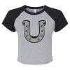 Women's Micro Rib Raglan Baby Tee Thumbnail