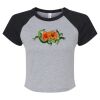 Women's Micro Rib Raglan Baby Tee Thumbnail