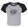 Women's Micro Rib Raglan Baby Tee Thumbnail