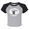 Women's Micro Rib Raglan Baby Tee Thumbnail