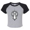 Women's Micro Rib Raglan Baby Tee Thumbnail