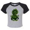 Women's Micro Rib Raglan Baby Tee Thumbnail