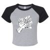 Women's Micro Rib Raglan Baby Tee Thumbnail