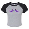 Women's Micro Rib Raglan Baby Tee Thumbnail