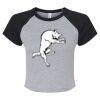 Women's Micro Rib Raglan Baby Tee Thumbnail