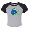 Women's Micro Rib Raglan Baby Tee Thumbnail