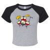 Women's Micro Rib Raglan Baby Tee Thumbnail
