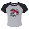 Women's Micro Rib Raglan Baby Tee Thumbnail
