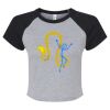 Women's Micro Rib Raglan Baby Tee Thumbnail