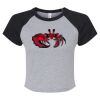 Women's Micro Rib Raglan Baby Tee Thumbnail